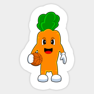 Carrot Basketball player Basketball Sticker